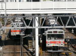 普段の入場スジより2時間遅れて出庫しました。 長津田ではなんと、8634Fと並びました!!